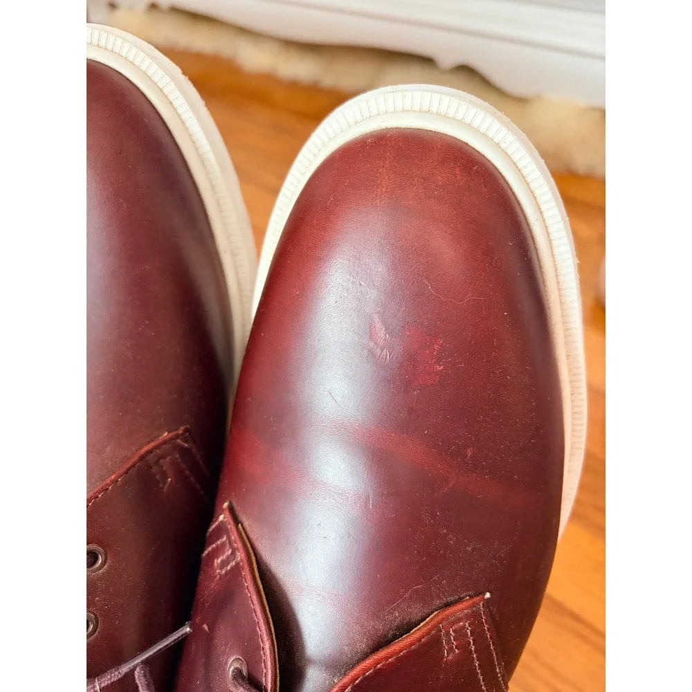 Dr. Martens Torriano Burgundy Leather Oxford Shoes Mens Size 11 AW004